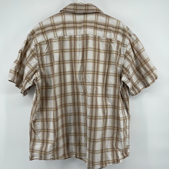 Carhartt Plaid Button Up Short Sleeve Casual Work Shirt XL - Picture 6 of 6